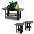 Coffee Table And 2 End Tables Side 3 Piece Set Modern Furniture Living Room Wood