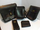 Coach Vintage Black Leather Handbags and Accessories Lot -  80's/90's
