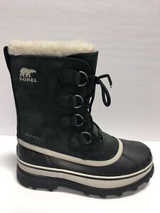 Sorel Women’s Caribou, Waterproof Winter Boots Black, Size 9M