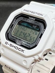 Casio G-shock GLX-5600-7JF G-lide Tide & Moon Data World Time White Japan Watch