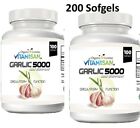 2 Garlic Fresh Extract 5000 mg Cholesterol Health supp 200 Antioxidant Pills gel