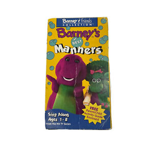 New ListingVintage Barney and Friends Collection Barney's Best Manners VHS Tape