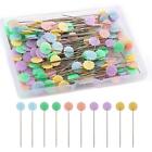 200pcs Flat Flower Head Pins with a Storage Box Quilting Pins for Sewing Asso...