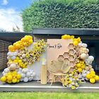 Sunflower Birthday Party Decorations Bee Baby Shower Balloon Arch Yellow Cream