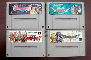 Super Famicom Dragon Quest 1+2 3 5 6 I+II III V VI Japan SFC games US seller