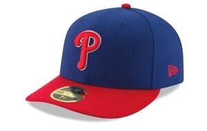 Philadelphia Phillies New Era On-Field Low Profile ALT 59FIFTY Fitted Hat-Blu/Rd
