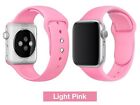 For Apple Watch Silicone Band Strap Series 9 8 7 6 5 4 3 SE 38 40 41 42 44 45 mm