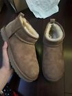 UGG Women's Classic Ultra Mini Ankle Boot - Size 7, Chestnut