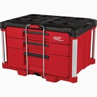 Milwaukee-PACKOUT Multi-Depth 3-Drawer Tool Box, 50 Lb. Capacity - FREESHIPPING