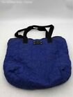 Kate Spade Womens Blue Quilted Double Handle Zipper Shopping Tote Bag