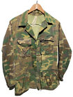 Vintage Camo Ripstop Jungle Shirt Jacket US Military Size Small (22x31)