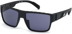 Adidas Sport SP0006 matte black smoke lens kolor up tm 02A Sunglasses