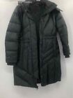 Andrew Marc Womens Black Long Sleeve Hooded Full-Zip Puffer Coat Size Small