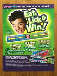 2004 Sweet Tarts Candy Shockers Contest Print Ad/Poster Advertisement Pop Art