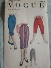 1955 Vintage Vogue Sewing Pattern 2705 girls 10 pants, pedal pushers, capris