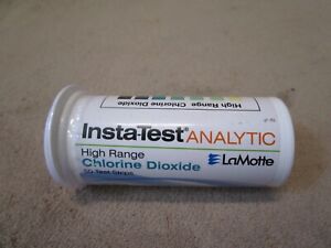 LAMOTTE Test Strips High range Chlorine Dioxide 50 Test Strips  EXP. 3/23