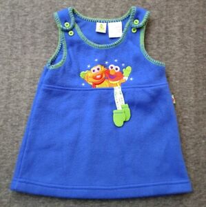 Sesame Street Fleece Jumper Baby/Infant 18 Months Blue Vintage 80s/90s Elmo