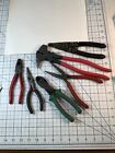 Pliers Lot - Fencing, Nippers, Needle Nose, Side Cutters, Electrical - 6pc Lot