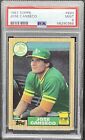 1987 Topps  #620 Jose Canseco All-Star Rookie PSA 9 Mint Newly Graded