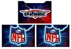 NFL Blitz Arcade 1up Cabinet Riser Front Sides Graphics Decals Stickers
