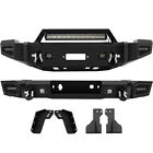 For 2011-2014 Chevy Silverado 2500 3500 Front Rear Bumper with Winch Plate Steel