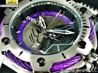 Invicta Men's 52mm BOLT Marvel BLACK PANTHER Limited Ed Purple/Silver Tone Watch
