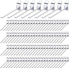 100 Pieces Heavy Duty Slatwall Panel Hooks Hanging Slatwall Accessories Metal 6'