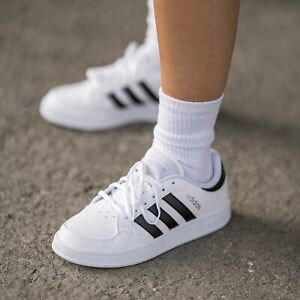 Adidas Breaknet Women's Sneaker Athletic Shoe Tennis White Training Trainer #724
