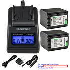 Kastar Battery LCD Fast Charger for Panasonic VBK360 HDC-SD90 HDC-SD90EB-W-2012