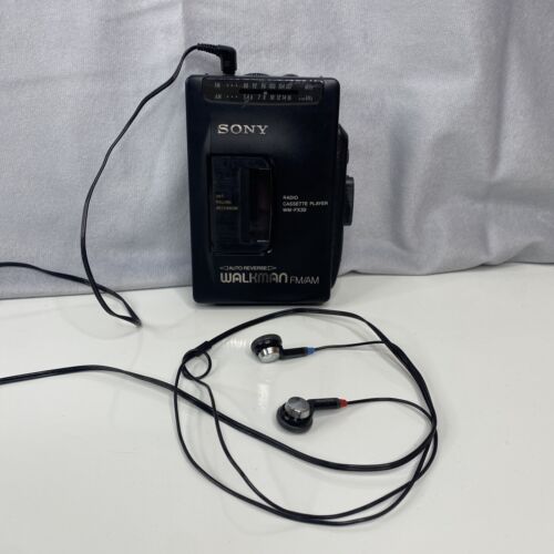 Sony Walkman WM-FX30 Cassette Player & Radio FM/AM W/ Kenwood Earbuds WORKS