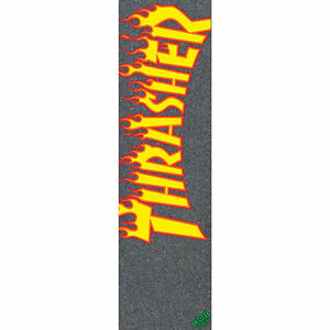 Mob Skateboard Griptape Thrasher Flame Logo Grip Tape Sheet 9