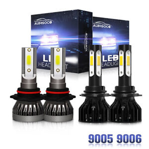 For Honda Accord 1999 2001 - 2011 2012 6000K LED Headlight Bulbs High Low BEAM (For: 2000 Honda Accord EX 2.3L)