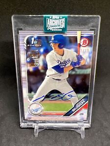 New Listing2019 MICHAEL BUSCH 1st BOWMAN AUTO /19 TOPPS ARCHIVES 2024 CUBS ROOKIE RC