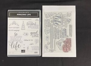 New ListingStampin Up Amazing Life stamp sets