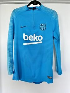 Nike 18-19 FC Barcelona Strike Long Sleeve Drill Top Size M Vaporknit *READ