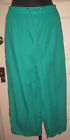 SAG HARBOR Teal Green Pull On Style Casual Capri Pants Lounge Slacks XL
