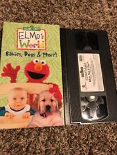 Elmos World - Babies, Dogs & More! VHS Video