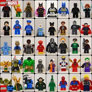 Lego Super Heroes Minifigures Lot DC/Marvel (You Choose!) Hulk, Batman, Thor..