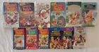 Winnie The Pooh VHS Lot 13 Tapes Mixed Movies Episodes Walt Disney Home Video