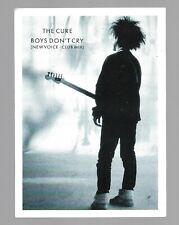 THE CURE-BOYS DONT CRY-NEW VOICE CLUB MIX-COLORED STICKER 4X6-NEAR MINT