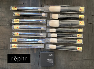 [BNIB] Giant Lot Bundle of rephr Eye and Face Makeup Brushes with Brush Soap
