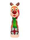 40” Lighted Blow Mold Reindeer Outdoor Christmas Decoration