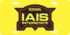 Iowa Interstate Logo Railroad Train License Plate