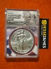 2021 $1 AMERICAN SILVER EAGLE ANACS MS70 TYPE 1 FIRST STRIKE LABEL