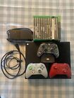 Xbox One 500GB Console Bundle 13 Games 3 Controllers All Tested Clean/Works