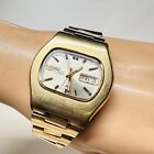 Vintage Seiko DX 6106 Automatic 17 Jewels Day/Datejust 37mm Watch Works