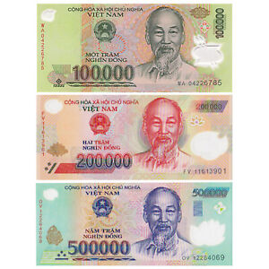 One Million Vietnamese Dong VND (1,000,000 Vietnam) Includes COA