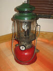Vintage The Coleman Lamp and Stove Company Chrome Double Mantle Lantern Red Tank