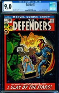 Defenders #1 (Marvel, 1972) CGC 9.0