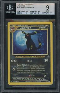 BGS 9 Mint MT Umbreon Neo Discovery Holo 13/75